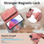 Samsung Galaxy S25 Edge 5G CaseNeo MagSafe RFID Anti-theft Zipper Wallet Retro Leather Phone Case - Pink