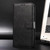 Samsung Galaxy S25 Edge 5G Classic Calf Texture Flip Leather Phone Case - Black