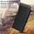 Samsung Galaxy S25 Edge 5G Classic Calf Texture Flip Leather Phone Case - Black