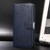 Samsung Galaxy S25 Edge 5G Classic Calf Texture Flip Leather Phone Case - Blue Samsung Galaxy S25 Edge 5G Classic Calf Texture Flip Leather Phone Case - Blue