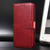 Samsung Galaxy S25 Edge 5G Classic Calf Texture Flip Leather Phone Case - Red