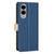 Samsung Galaxy S25 Edge 5G Color Matching RFID Anti-theft Leather Phone Case - Blue Samsung Galaxy S25 Edge 5G Color Matching RFID Anti-theft Leather Phone Case - Blue