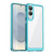Samsung Galaxy S25 Edge 5G Colorful Series Acrylic Hybrid TPU Phone Case - Transparent Blue
