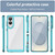 Samsung Galaxy S25 Edge 5G Colorful Series Acrylic Hybrid TPU Phone Case - Transparent Blue