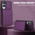 Samsung Galaxy S25 Edge 5G Crossbody Dual-buckle Wallet RFID Back Leather Phone Case - Dark Purple