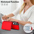 Samsung Galaxy S25 Edge 5G Crossbody Dual-buckle Wallet RFID Back Leather Phone Case - Red