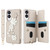 Samsung Galaxy S25 Edge 5G Crossbody Flower Pattern Leather Phone Case - White