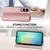 Samsung Galaxy S25 Edge 5G Cubic Grid Calf Texture Magnetic Leather Phone Case - Rose Gold