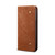Samsung Galaxy S25 Edge 5G Denim Texture Casual Style Horizontal Flip Leather Case - Brown
