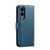 Samsung Galaxy S25 Edge 5G DG.MING Crazy Horse Texture Detachable Magnetic Leather Case - Blue Samsung Galaxy S25 Edge 5G DG.MING Crazy Horse Texture Detachable Magnetic Leather Case - Blue
