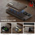 Samsung Galaxy S25 Edge 5G DG.MING M6 Series RFID Tri-fold Card Bag Removable Leather Phone Case - Coffee Samsung Galaxy S25 Edge 5G DG.MING M6 Series RFID Tri-fold Card Bag Removable Leather Phone Case - Coffee