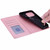 Samsung Galaxy S25 Edge 5G Embossed Floral Pattern Leather Phone Case - Pink