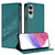 Samsung Galaxy S25 Edge 5G Embossed Multi-functional Wallet Retro Leather Phone Case - Dark Green