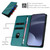 Samsung Galaxy S25 Edge 5G Embossed Multi-functional Wallet Retro Leather Phone Case - Dark Green