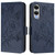 Samsung Galaxy S25 Edge 5G Embossed Rose RFID Anti-theft Leather Phone Case - Dark Blue