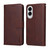 Samsung Galaxy S25 Edge 5G ENKAY Card Wallet Calf Texture Leather Phone Case with Screen Film - Pink