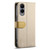 Samsung Galaxy S25 Edge 5G ESEBLE E11 Colorful Litchi Pattern Zipper Wallet Leather Phone Case - Khaki