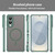 Samsung Galaxy S25 Edge 5G Fan Dun Series TPU Hybrid PC Frosted Magsafe Phone Case - Green Samsung Galaxy S25 Edge 5G Fan Dun Series TPU Hybrid PC Frosted Magsafe Phone Case - Green