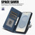 Samsung Galaxy S25 Edge 5G Fantasy Skin-feel Calfskin Texture Leather Phone Case - Blue Samsung Galaxy S25 Edge 5G Fantasy Skin-feel Calfskin Texture Leather Phone Case - Blue