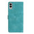 Samsung Galaxy S25 Edge 5G Flower Butterfly Embossing Pattern Leather Phone Case - Sky Blue Samsung Galaxy S25 Edge 5G Flower Butterfly Embossing Pattern Leather Phone Case - Sky Blue