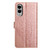 Samsung Galaxy S25 Edge 5G Flower Embossed Leather Phone Case - Rose Gold Samsung Galaxy S25 Edge 5G Flower Embossed Leather Phone Case - Rose Gold