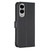 Samsung Galaxy S25 Edge 5G Four-leaf Embossed Leather Phone Case - Black Samsung Galaxy S25 Edge 5G Four-leaf Embossed Leather Phone Case - Black