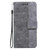 Samsung Galaxy S25 Edge 5G Geometric Embossed Leather Phone Case - Grey