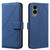 Samsung Galaxy S25 Edge 5G Geometric Pattern RFID Leather Phone Case - Blue Samsung Galaxy S25 Edge 5G Geometric Pattern RFID Leather Phone Case - Blue