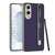 Samsung Galaxy S25 Edge 5G GKK Metal Paint Skin Feel Leather Phone Case with Pen - Purple