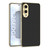 Samsung Galaxy S25 Edge 5G GKK Plating TPU Leather Full Coverage Phone Case - Carbon Fiber Black