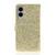 Samsung Galaxy S25 Edge 5G Glitter Powder Filp Leather Phone Case - Gold