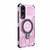 Samsung Galaxy S25 Edge 5G J-20 Solid Color MagSafe Magnetic TPU+PC Phone Case - Pink