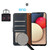 Samsung Galaxy S25 Edge 5G KHAZNEH Litchi Texture Leather RFID Phone Case - Blue