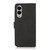 Samsung Galaxy S25 Edge 5G KHAZNEH Matte Texture Leather Phone Case - Black