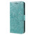 Samsung Galaxy S25 Edge 5G Lace Flower Embossing Flip Leather Phone Case - Green