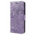 Samsung Galaxy S25 Edge 5G Lace Flower Embossing Flip Leather Phone Case - Purple