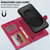 Samsung Galaxy S25 Edge 5G LC.IMEEKE L2 Series Detachable Magsafe PU Phone Case with Lanyard - Red
