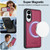 Samsung Galaxy S25 Edge 5G LC.IMEEKE L2 Series Detachable Magsafe PU Phone Case with Lanyard - Red