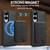 Samsung Galaxy S25 Edge 5G LC.IMEEKE L3 Series Detachable RFID Card Bag Magsafe Phone Case - Black