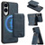Samsung Galaxy S25 Edge 5G LC.IMEEKE L3 Series Detachable RFID Card Bag Magsafe Phone Case - Blue Samsung Galaxy S25 Edge 5G LC.IMEEKE L3 Series Detachable RFID Card Bag Magsafe Phone Case - Blue