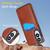 Samsung Galaxy S25 Edge 5G Litchi Leather Skin Card Slots Phone Case - Brown