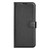 Samsung Galaxy S25 Edge 5G Litchi Texture Horizontal Flip Leather Phone Case with Holder - Black