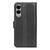 Samsung Galaxy S25 Edge 5G Litchi Texture Horizontal Flip Leather Phone Case with Holder - Black