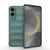 Samsung Galaxy S25 Edge 5G Magic Shield TPU + Flannel Phone Case - Dark Green Samsung Galaxy S25 Edge 5G Magic Shield TPU + Flannel Phone Case - Dark Green