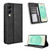 Samsung Galaxy S25 Edge 5G Magnetic Buckle Retro Texture Leather Phone Case - Black
