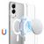 Samsung Galaxy S25 Edge 5G MagSafe Magnetic Acrylic TPU Phone Case - Transparent