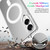 Samsung Galaxy S25 Edge 5G MagSafe Magnetic Acrylic TPU Phone Case - Transparent