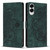 Samsung Galaxy S25 Edge 5G Mandala Embossed Retro Frosted Leather Phone Case - Green Samsung Galaxy S25 Edge 5G Mandala Embossed Retro Frosted Leather Phone Case - Green