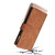 Samsung Galaxy S25 Edge 5G Multifunctional Frosted Zipper Wallet Leather Phone Case - Brown Samsung Galaxy S25 Edge 5G Multifunctional Frosted Zipper Wallet Leather Phone Case - Brown