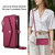 Samsung Galaxy S25 Edge 5G Multifunctional Wallet Detachable Leather Phone Case with Lanyard - Red